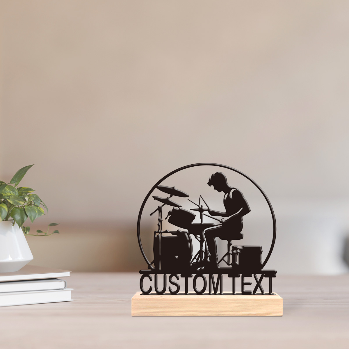 Wedding Party Supply - 1pc Interesting Desktop Metal Statues Custom