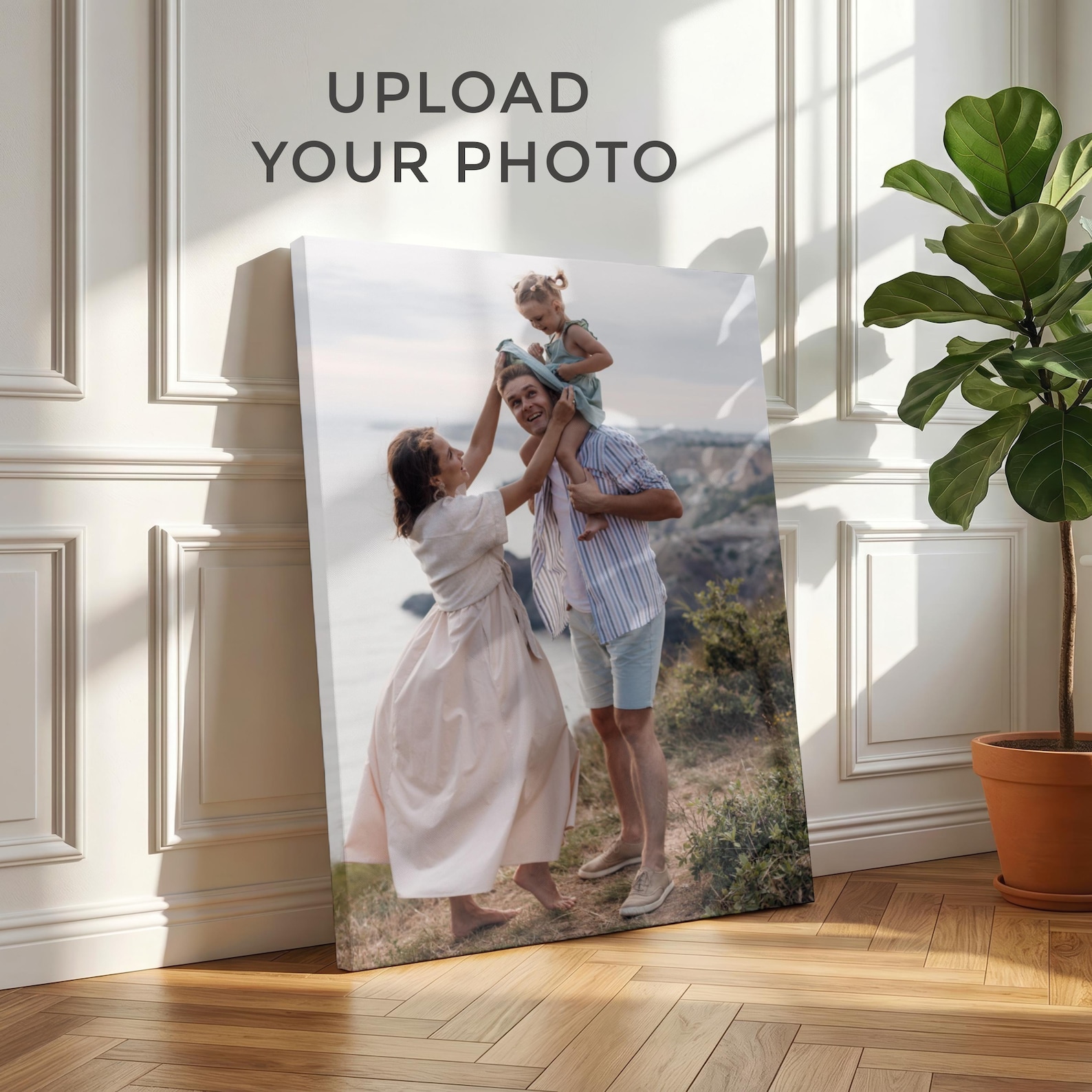 Wedding Party Supply - Personalized Photo Canvas, Custom Family Wall