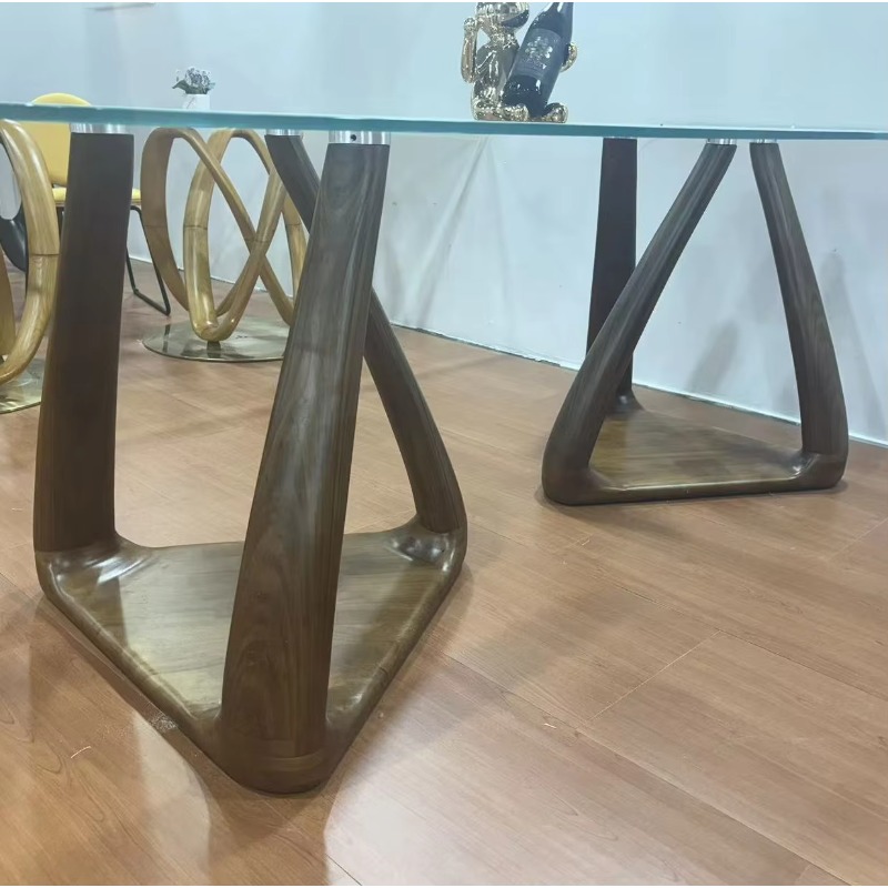 Modern solid wood dining table - Wedding Solution ulasan dan harga