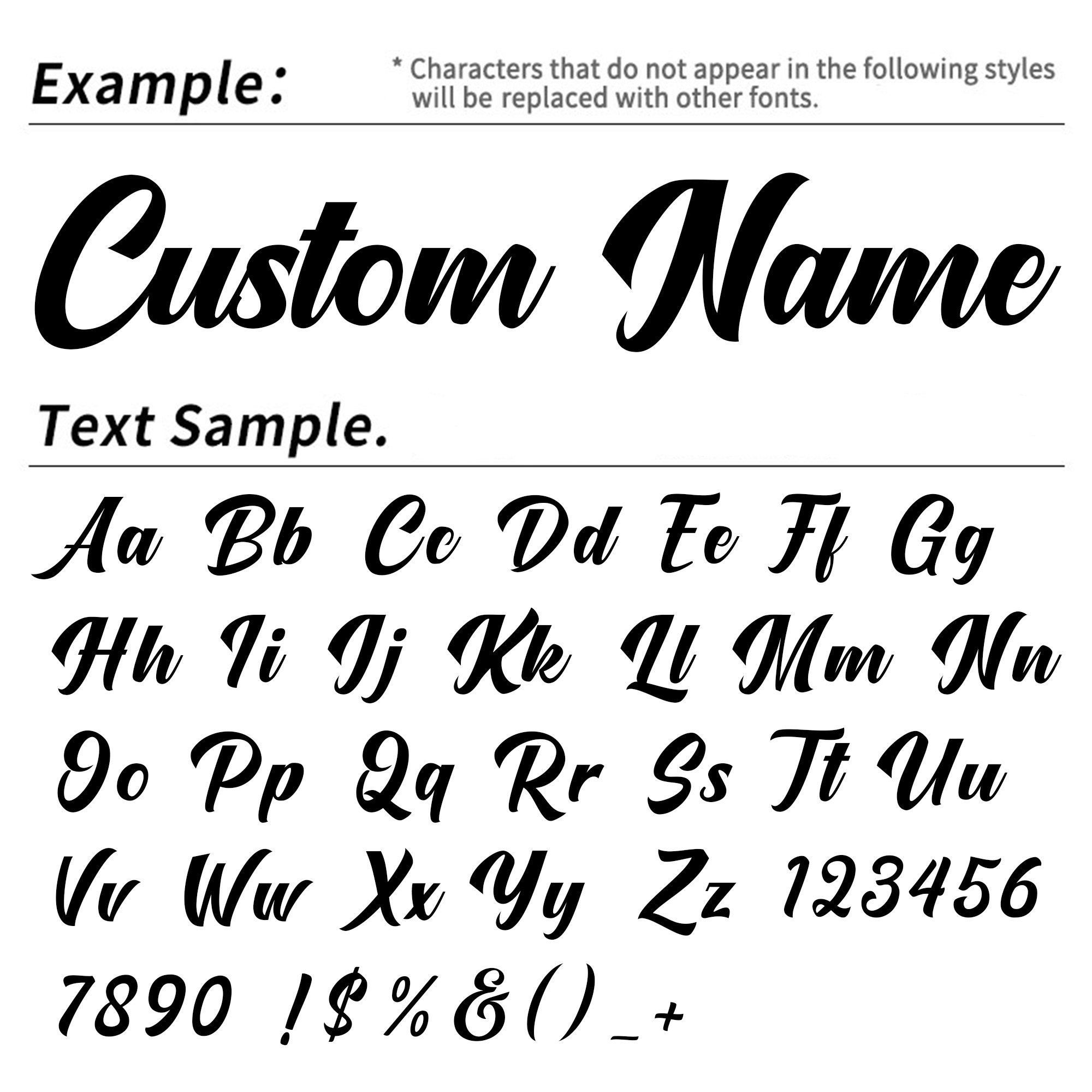 3PCS Custom Name Stickers Pers - Wedding Party Supply ulasan dan harga