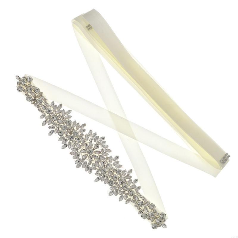 Luxurious Crystal Wedding Sash - Bridal Sash Ribbon ulasan dan harga