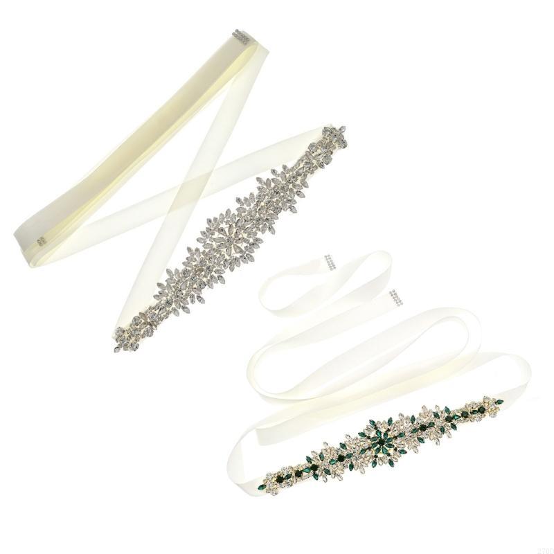 Luxurious Crystal Wedding Sash - Bridal Sash Ribbon ulasan dan harga