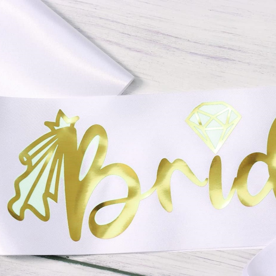 2pcs/1set Bachelorette Party S - Bridal Sash Ribbon ulasan dan harga
