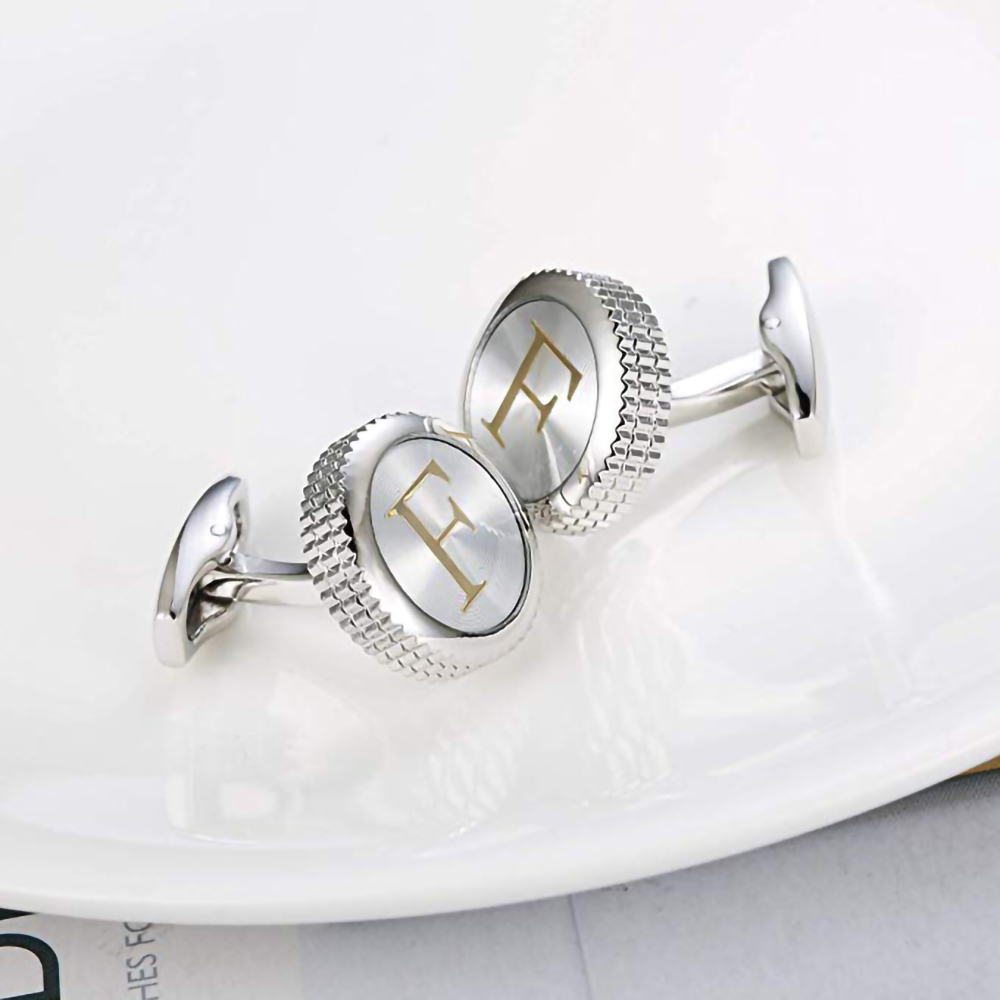 Round 26 Letters A-Z Cufflinks - Wedding Z ulasan dan harga