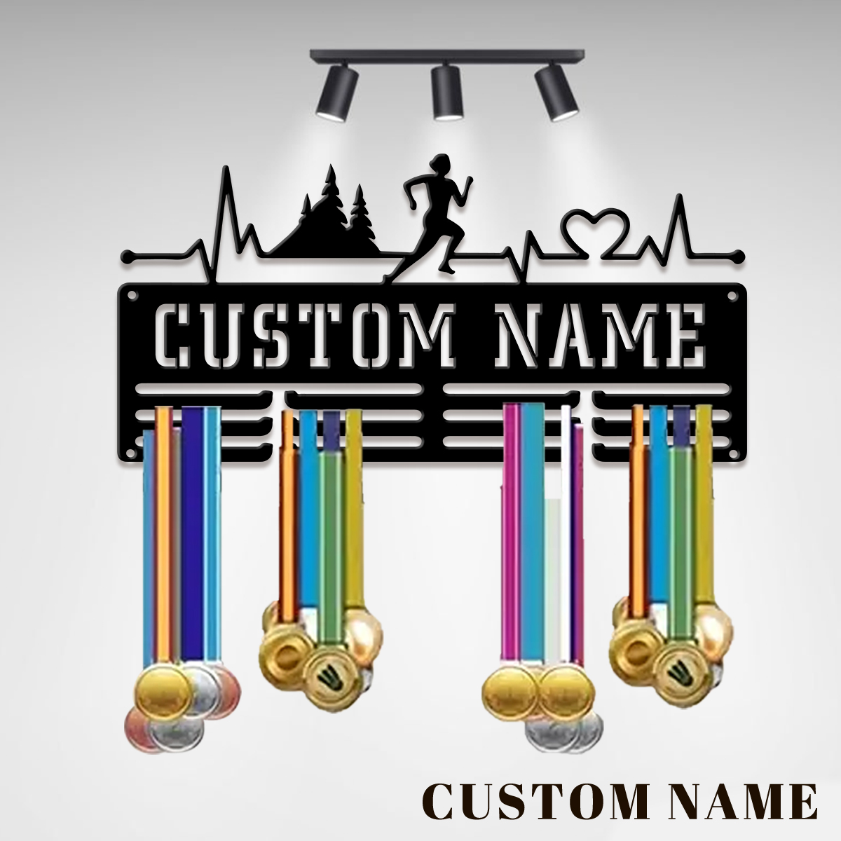 Custom Marathon Sports Metal M - Wedding Party Supply ulasan dan harga