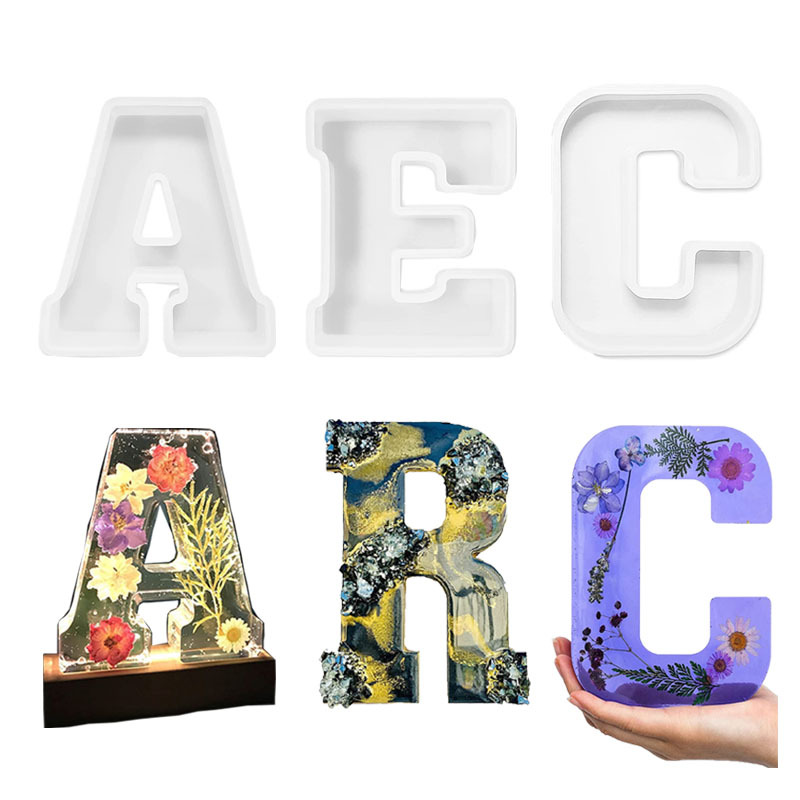 1pc A-Z Letter Silicone Molds  - Wedding Z ulasan dan harga