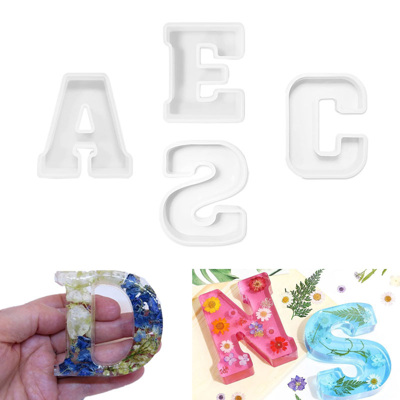 1pc A-Z Letter Silicone Molds  - Wedding Z ulasan dan harga