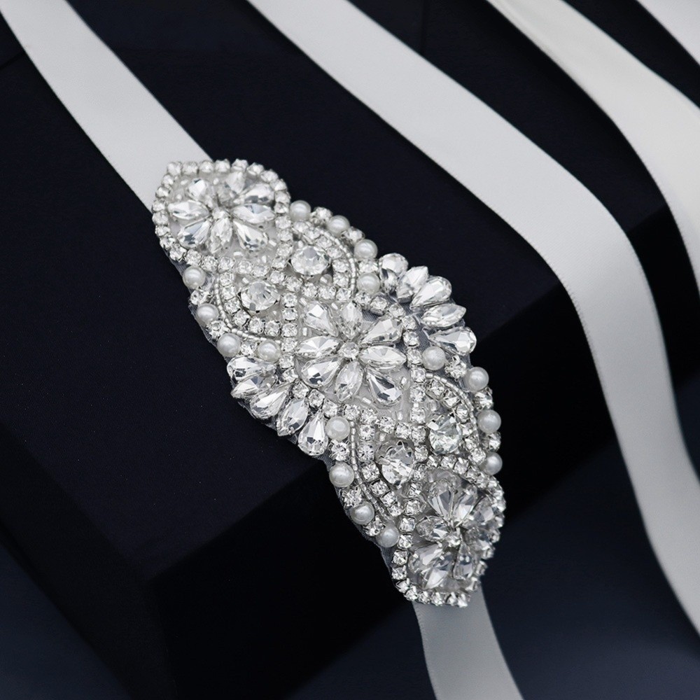 Fashion Ribbon Bridal Belt Sil - Bridal Sash Ribbon ulasan dan harga