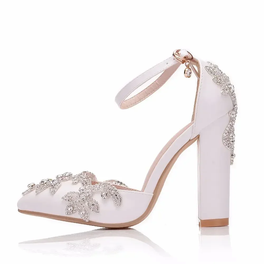 2026 Thick Heel Pointed Toe Sh - Wedding Super ulasan dan harga