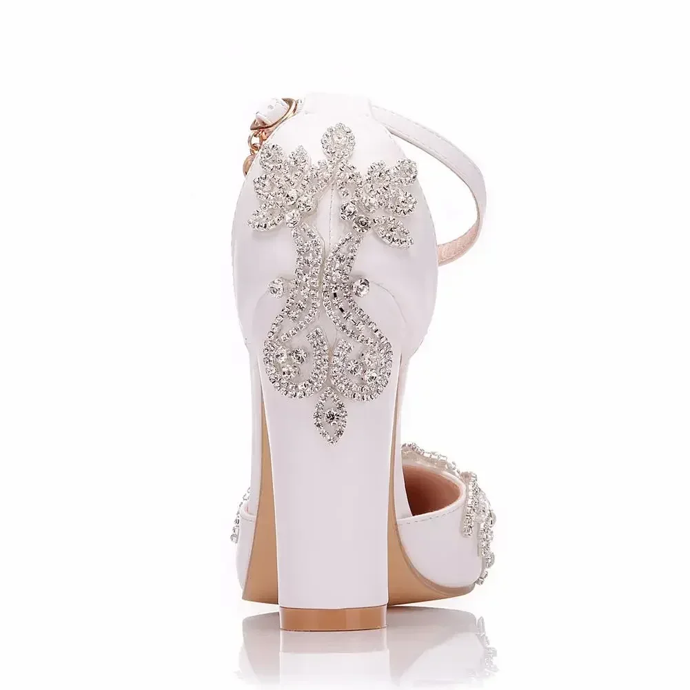 2026 Thick Heel Pointed Toe Sh - Wedding Super ulasan dan harga