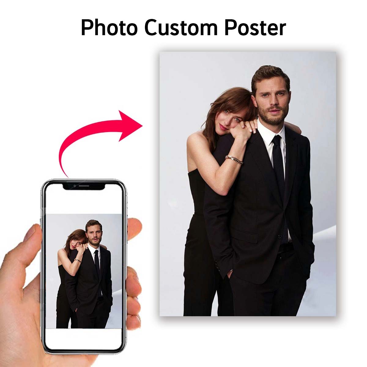 Custom Print Canvas Painting F - Wedding Party Supply ulasan dan harga