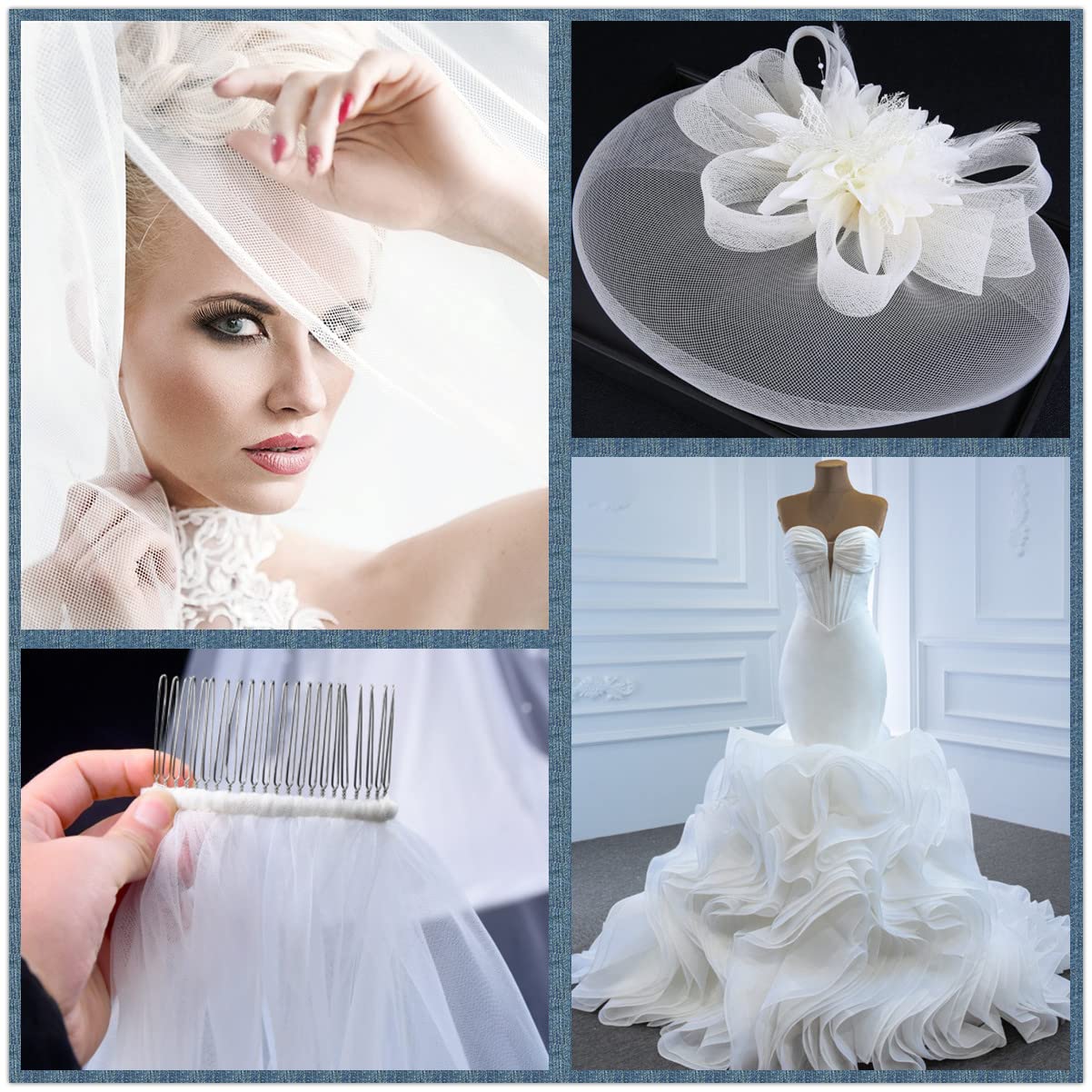 Stiff Polyester Horsehair Brai - Wedding Dress Supply ulasan dan harga