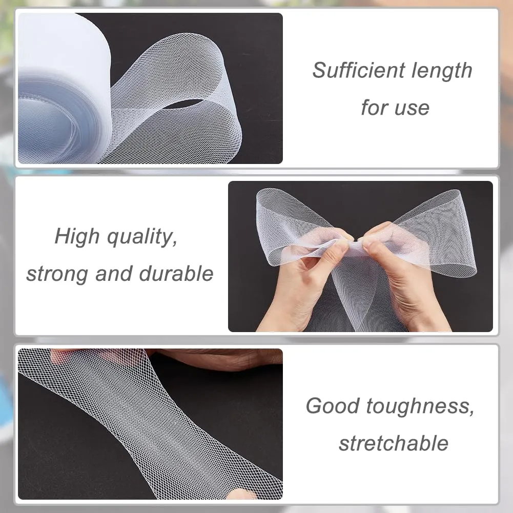 Stiff Polyester Horsehair Brai - Wedding Dress Supply ulasan dan harga