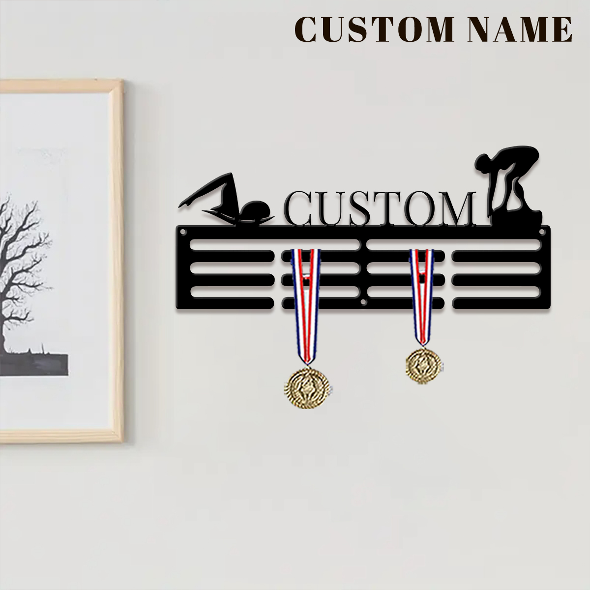 1pc Custom Swimming Metal Meda - Wedding Party Supply ulasan dan harga