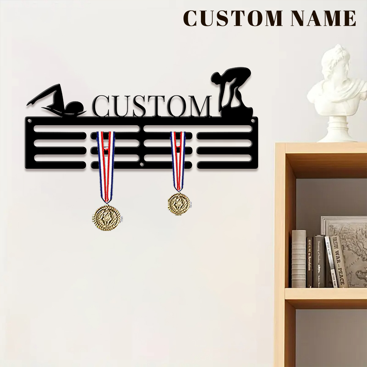 1pc Custom Swimming Metal Meda - Wedding Party Supply ulasan dan harga