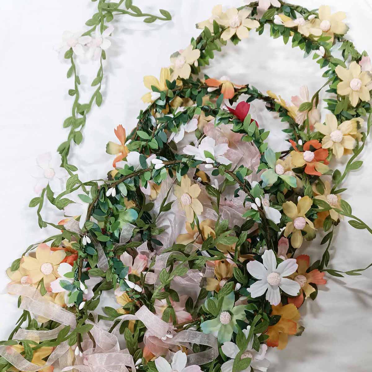 Bohemian Rattan Flower Vines C - Wedding Arch Flower ulasan dan harga