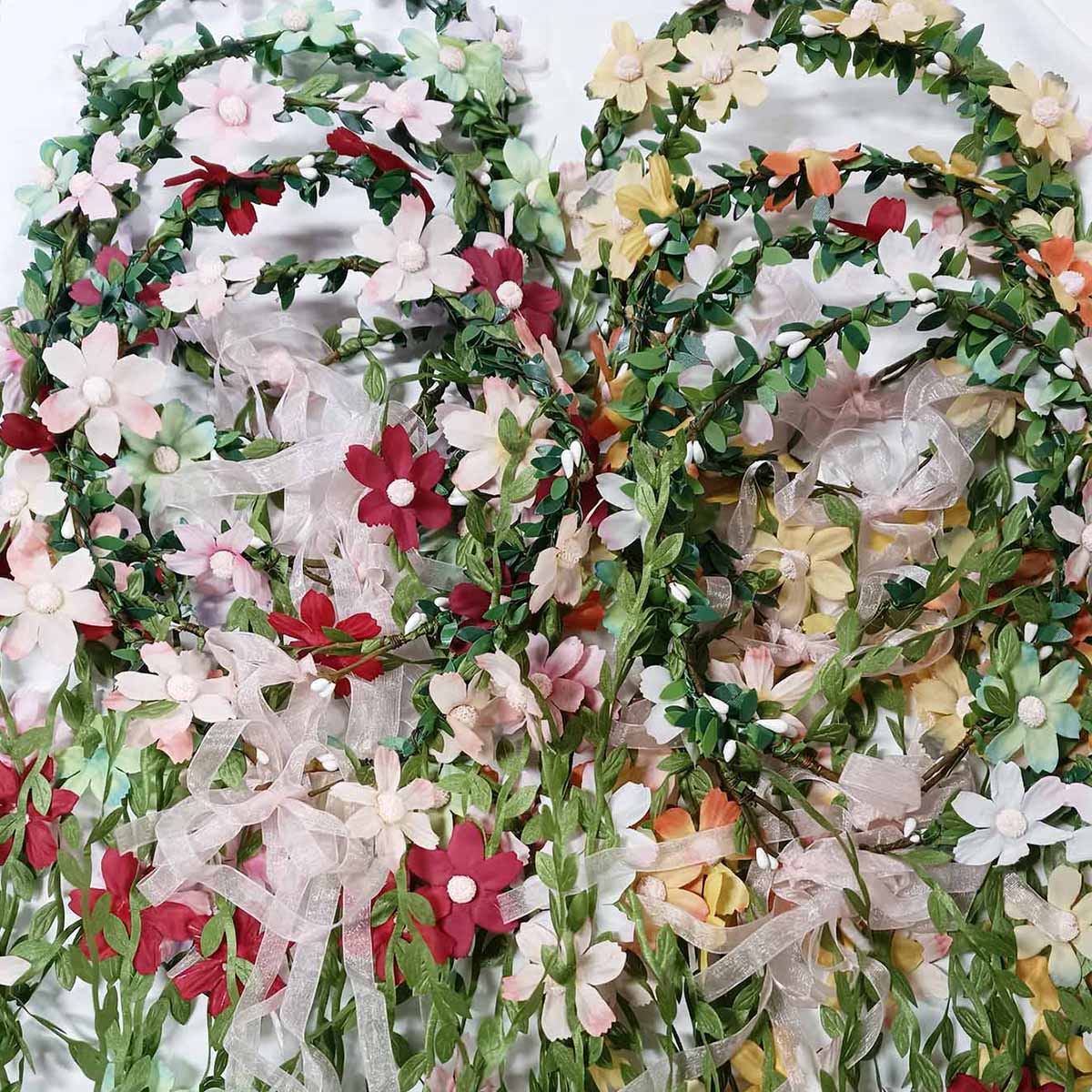 Bohemian Rattan Flower Vines C - Wedding Arch Flower ulasan dan harga