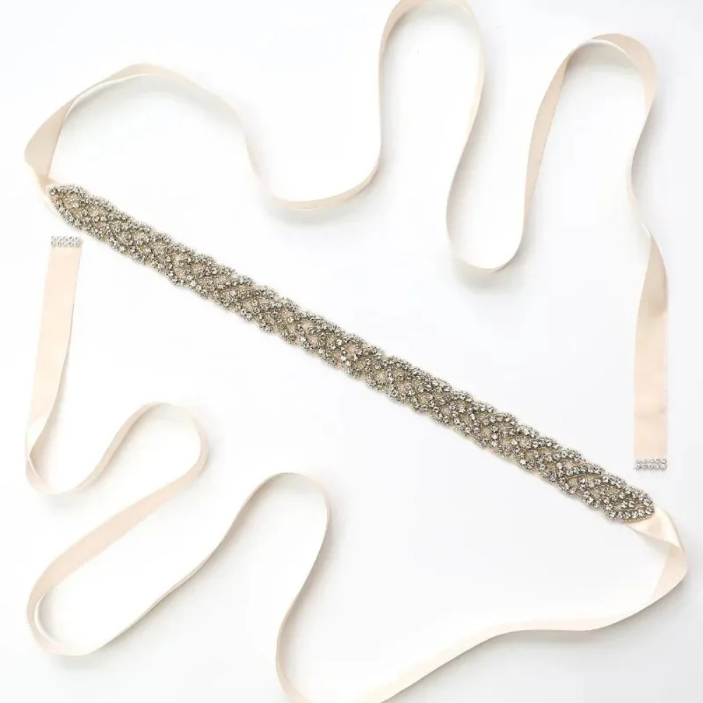For Women Bridesmaid Dress Acc - Bridal Sash Ribbon ulasan dan harga