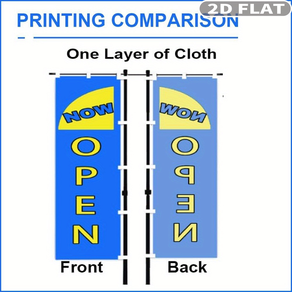 1pc 2D FLAT Custom Nobori Flag - Wedding Party Supply ulasan dan harga