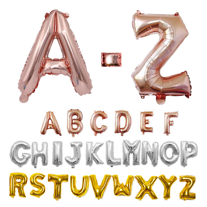 16 32 40 Inch Foil Letter Ball - Wedding Z ulasan dan harga