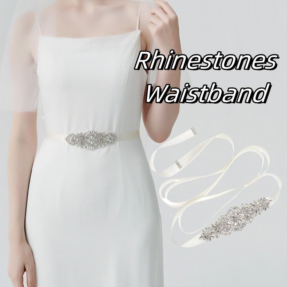 Fashion Ribbon Bridal Belt Sil - Bridal Sash Ribbon ulasan dan harga