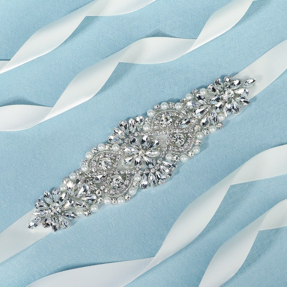 Fashion Ribbon Bridal Belt Sil - Bridal Sash Ribbon ulasan dan harga