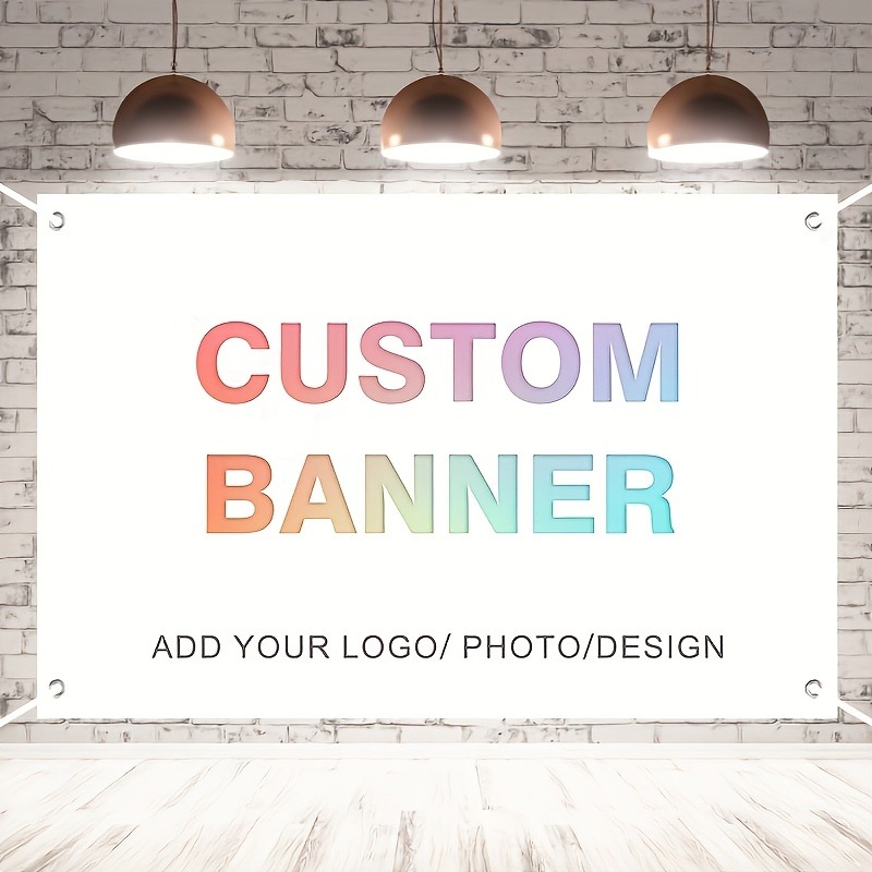 Customizable Photo Banners wit - Wedding Party Supply ulasan dan harga