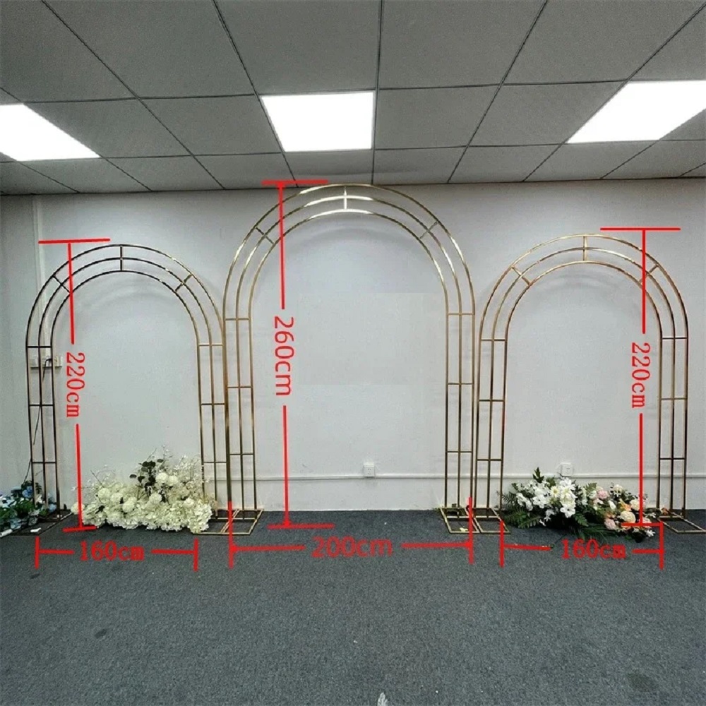 Metallic Gold Wedding Arch Sta - The Wedding Supply Store ulasan dan harga