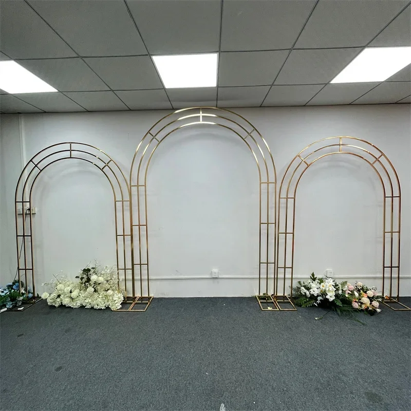 Metallic Gold Wedding Arch Sta - The Wedding Supply Store ulasan dan harga
