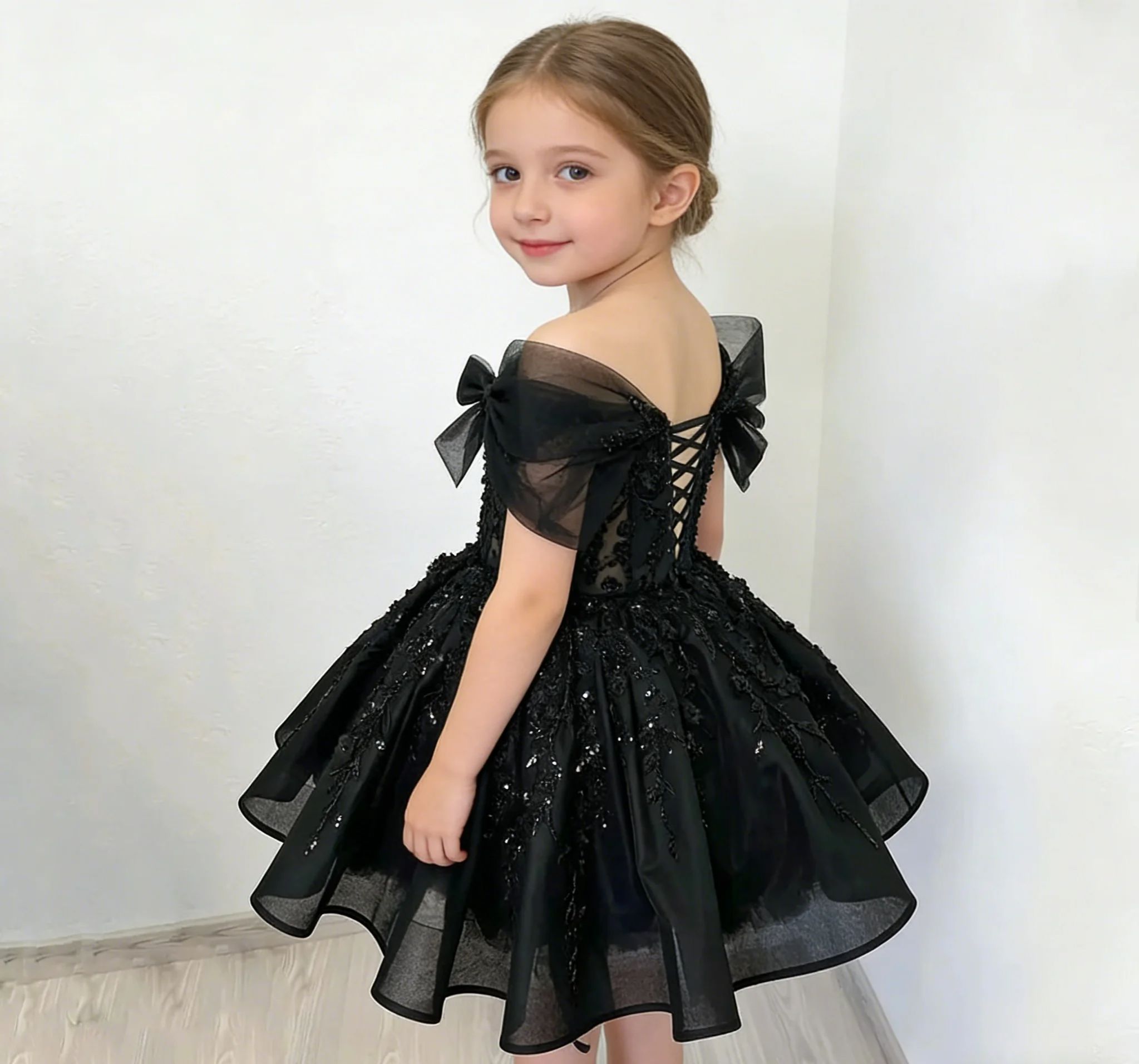 Customized Off Shoulder Black  - Bridal Sash Ribbon ulasan dan harga