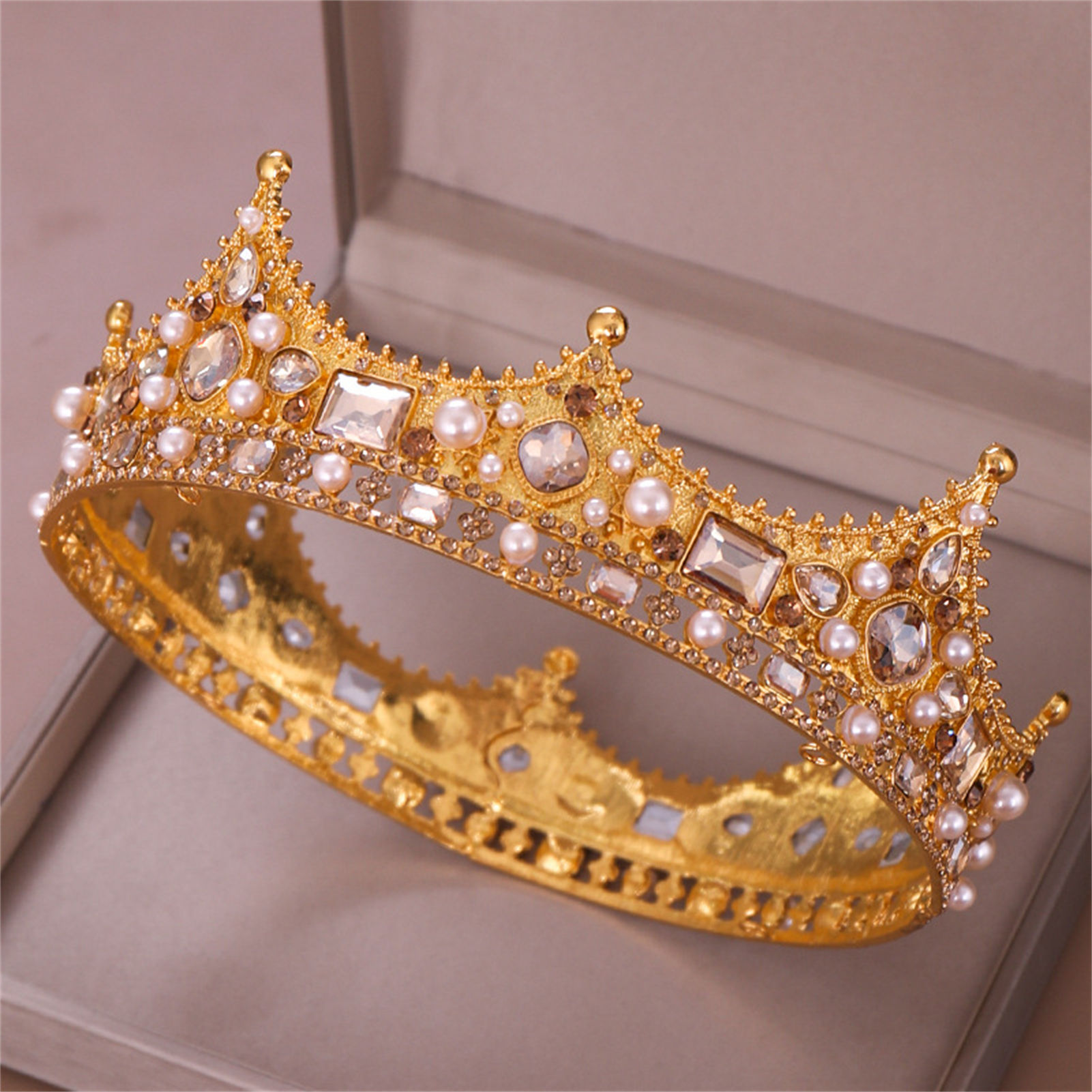 Bridal Crown Rhinestone Tiara  - Wedding Party Supply ulasan dan harga