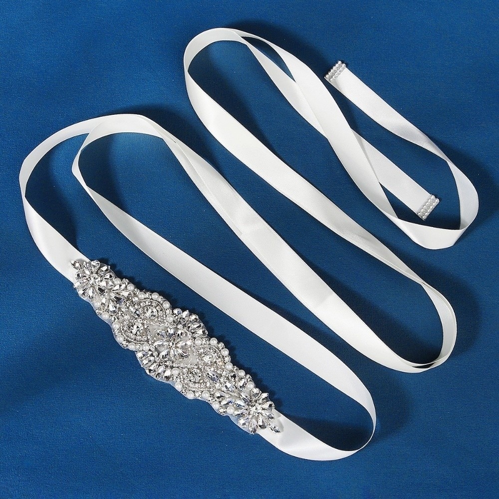 Fashion Ribbon Bridal Belt Sil - Bridal Sash Ribbon ulasan dan harga